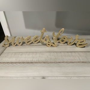 Love is sweet tabletop decor